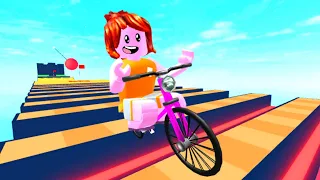 Roblox obby but you’re on a bike…