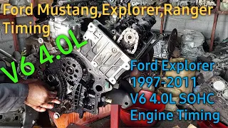 Timing Ford Explorer , Mustang , Ranger V6 4.0L SOHC |Farogh Warsi| Saudi Arabia Dammam|