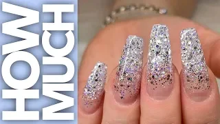 How Much - Extreme Glitter Ombre - Gel Nails