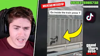 You Can Drive the TRAIN?!? Testing VIRAL GTA Online TikTok Glitches #8