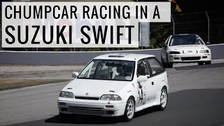 Wheel to wheel racing in a Suzuki Swift - ChumpCar Mosport Edition