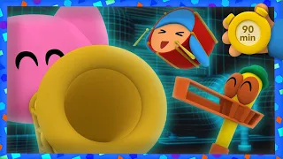 🎸POCOYO AND NINA - A fantastic musical party [90 min] |ANIMATED CARTOON for Children | FULL episodes