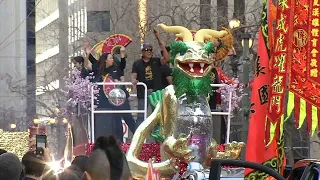 Thousands gather for annual Chinese New year Parade in downtown San Francisco