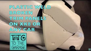Plastic Welding. Repairing ABS car interior plastics. Jaguar XK8 or XKR