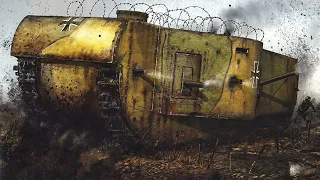 K-Wagen. Экипаж танка 23 человека. Железный Капут в реальной жизни. Первая мировая война.