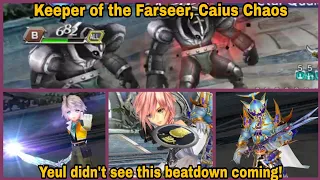 DFFOO Global: Keeper of the Farseer, Caius Chaos. Yeul didn't see this beatdown coming!