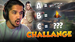 Free Fire A - Z Challenge 😱