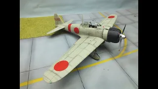 Tamiya : Mitsubishi A6M2b Zero Fighter : 1/32 Scale Model : Step By Step Video Build : Episode.15