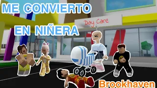 😅Me convierto en Niñera en Brookhaven 🤣/Roblox