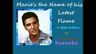 Marie's the Name of His latest Flame, Elvis Karaoke, by Minnie Elvisa