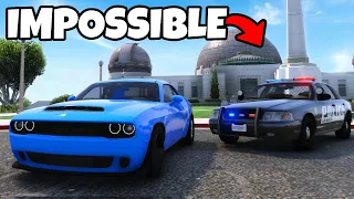 Escaping IMPOSSIBLE Police Getaway in GTA 5 RP