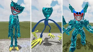 I TURN ALL HUGGY WUGGY INTO DIAMOND STATUES IN GARRY's MOD Poppy Playtime !