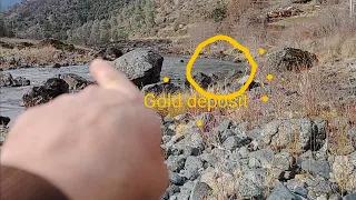 HOW TO IDENTIFY GOLD DEPOSITS ON THE OUTSIDE OF A TURN 👁️👁️ It's not always the inside of a bend,,,