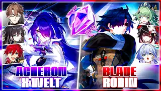 Acheron Welt Sustain & Blade x Robin | Memory of Chaos 12 (Honkai Star Rail 2.2)