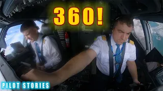 Взлет Боинг 737 | Из кабины | 360 VR видео! | ИСТОРИИ ПИЛОТА