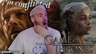 EVERYTHING'S A MESS. but dragons. yay!! ~ game of thrones reaction ~ *S1 EP9-10