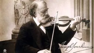 Joachim plays Brahms Hungarian Dance No.2 1903 Berlin Recording