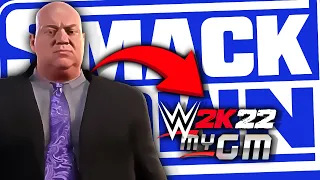 How To Play as ANY General Manager EVER in WWE 2K22 MyGM Mode