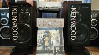 Усилитель Trio KA-7300 (1975г.в.) и акустика Kenwood LS-990 (1985г.в.)