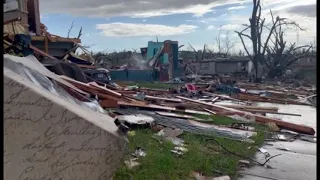 Tornado levels neighborhood in Elkhorn, Nebraska