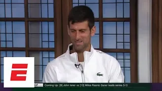 Novak Djokovic: 'Shocked' Roger Federer lost to Kevin Anderson | ESPN