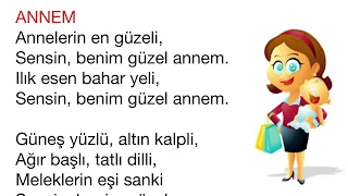 Anneler Günü Şiiri - Annem Şiiri