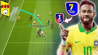 Neymar tentando Fazer Mágica no eFootball 23 Mobile