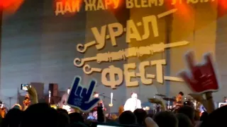 Сплин на фестивале "УралФест" (оз.Балтым, загородный клуб "Лесная Сказка", 06.08.16)