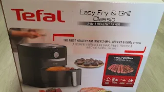 tefal easy fry and grill classic air fryer unboxing and how to use it