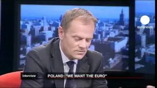 euronews interview - Polen: "wir wollen den Euro"