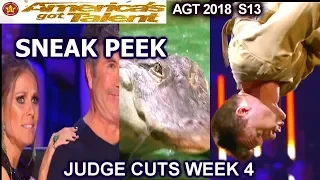 SNEAK PEEK Judge Cuts 4: Lord Nil Escape Artist& ALLIGATORS America's Got Talent 2018 Sneak Peek AGT