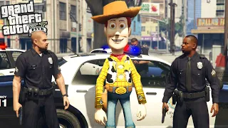 WOODY from TOY STORY becomes a COP (GTA 5 Mods)