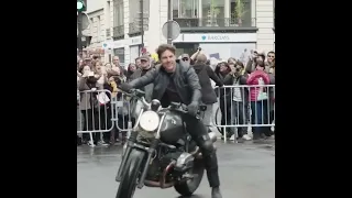 Том Круз на мотоцикле и съёмки погони в Миссии невыполнима