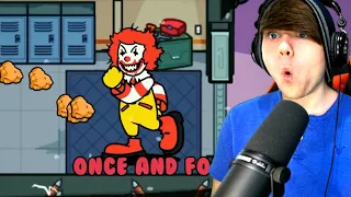 MCDONALDS vs. BURGER KING Imposter Role in Among Us... @GameToonsGaming REACTION!