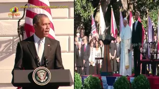 President Obama Welcomes Pope Francis To The White House | Mango News