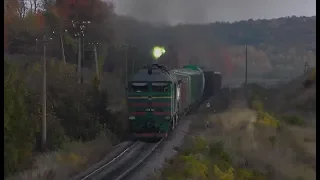 Evening freight train from hell