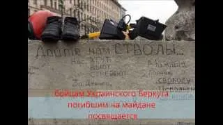 бойцам Украинского Беркута погибшим на майдане посвящается