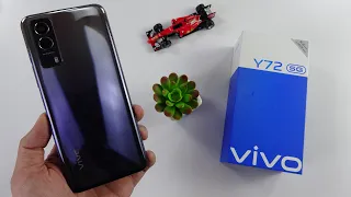 Vivo Y72 5G Unboxing | Hands-On, Design, Unbox, Set Up new, Camera Test