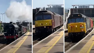 2 railtours and light locos in 1 day at Parson street 27/5/23