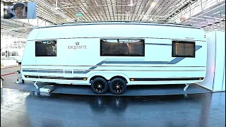 LMC Exquisite 655 VIP luxury caravan camping travel trailer new model walkaround and interior K1536