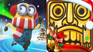 Minion Rush Christmas 2021 VS Temple Run 2 Christmas 2021