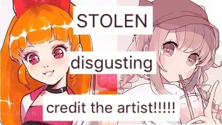 WE CAUGHT AN ART THIEF & IT'S HECCING SPICY - Art Theft on Instagram - Storytime + Rant