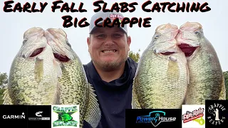 September 11, 2023 catching early Fall Crappie, finding them on sidescan, BIGGINS!!!