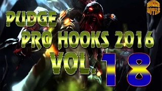 Dota 2 Pudge Pro Hooks 2016 - Weekly Hooks Vol-18