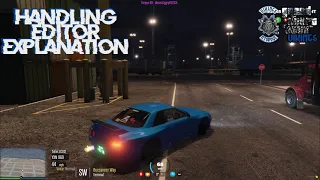 Quick Handling Editor Preview - FiveM Drifting Setup