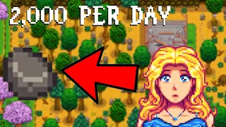 How to get 2,000 stone per day in Stardew Valley 1.5