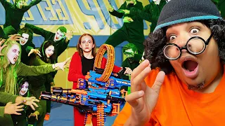 If NERF Fights Had Zombies 2 @shilohandbros Reaction!