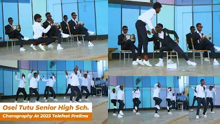 Perfect steps!! Osei Tutu Senior High School' best dance was captured at 2023 Telefest🤩❤🔥