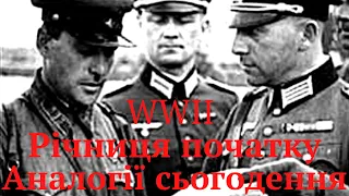 WWII річниця початку, передумови.  Аналогії сьогодення