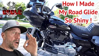 I Ceramic Coated My New 2024 Harley Davidson Road Glide ! #harleydavidson #cyclefanatix